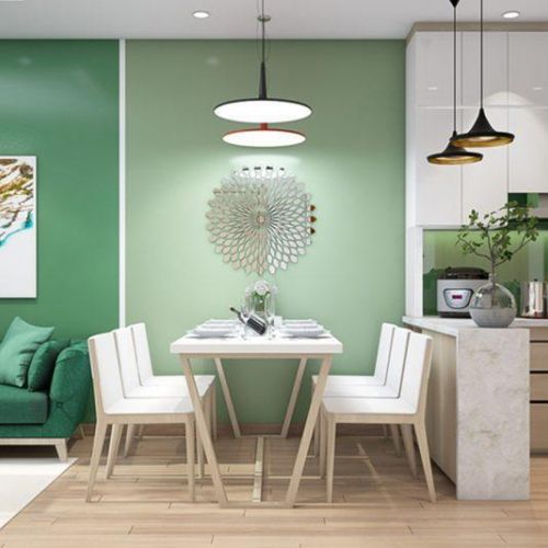 MÀU XANH LÁ TRONG THIẾT KẾ NỘI THẤT