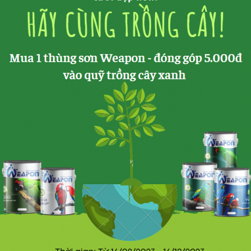 TIẾP TỤC GIAI ĐOẠN CUỐI CHƯƠNG TRÌNH HÃY CÙNG TRỒNG CÂY
