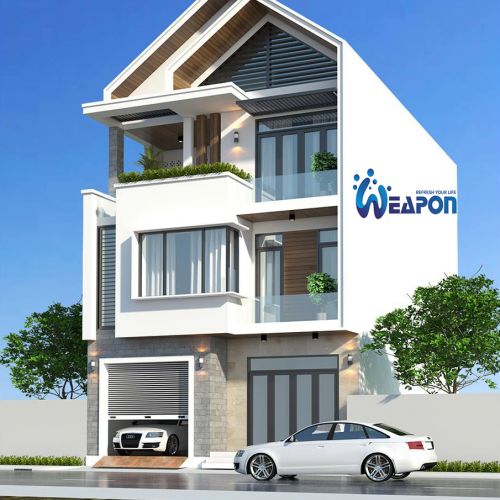 CÓ NÊN CHỌN SƠN PHỦ BÓNG CHO BỀ MẶT TƯỜNG NGOẠI THẤT?