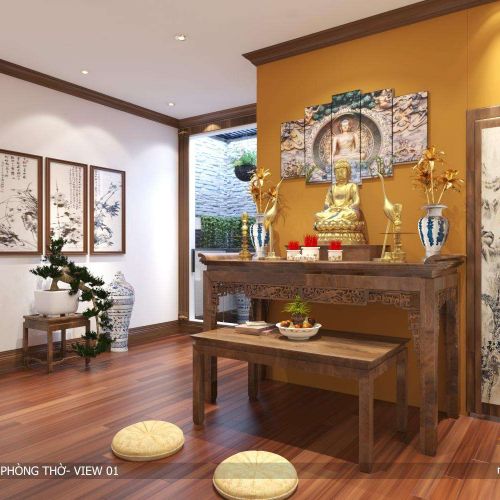 PHÒNG THỜ NÊN SƠN MÀU GÌ CHO HỢP PHONG THỦY?