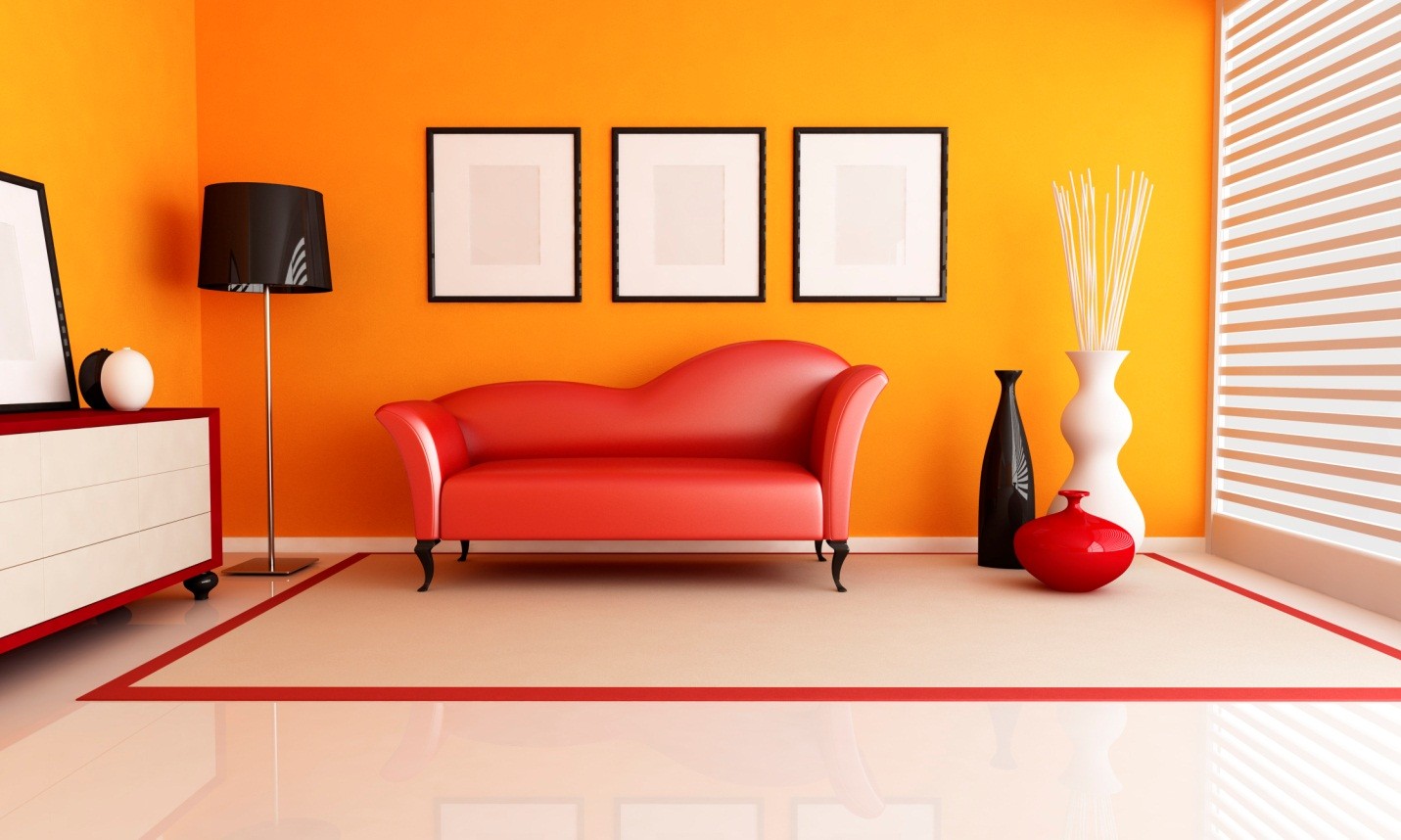 TOP 5 màu sơn tường cho mùa đông thêm ấm áp - cam